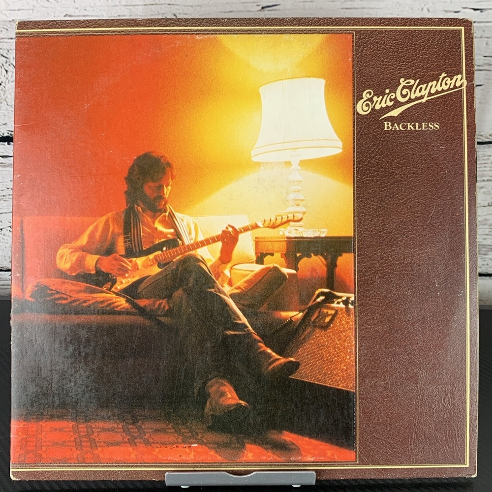 Eric‎ Clapton - Backless Vinyl Record LP (1978) - Vintage Rock Album